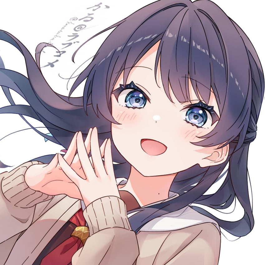 Love Live!、Love Live! 莲之空女学院学园偶像部、村野沙耶香 1名女孩 :D 蓝眼 蓝发 蓝色丝带