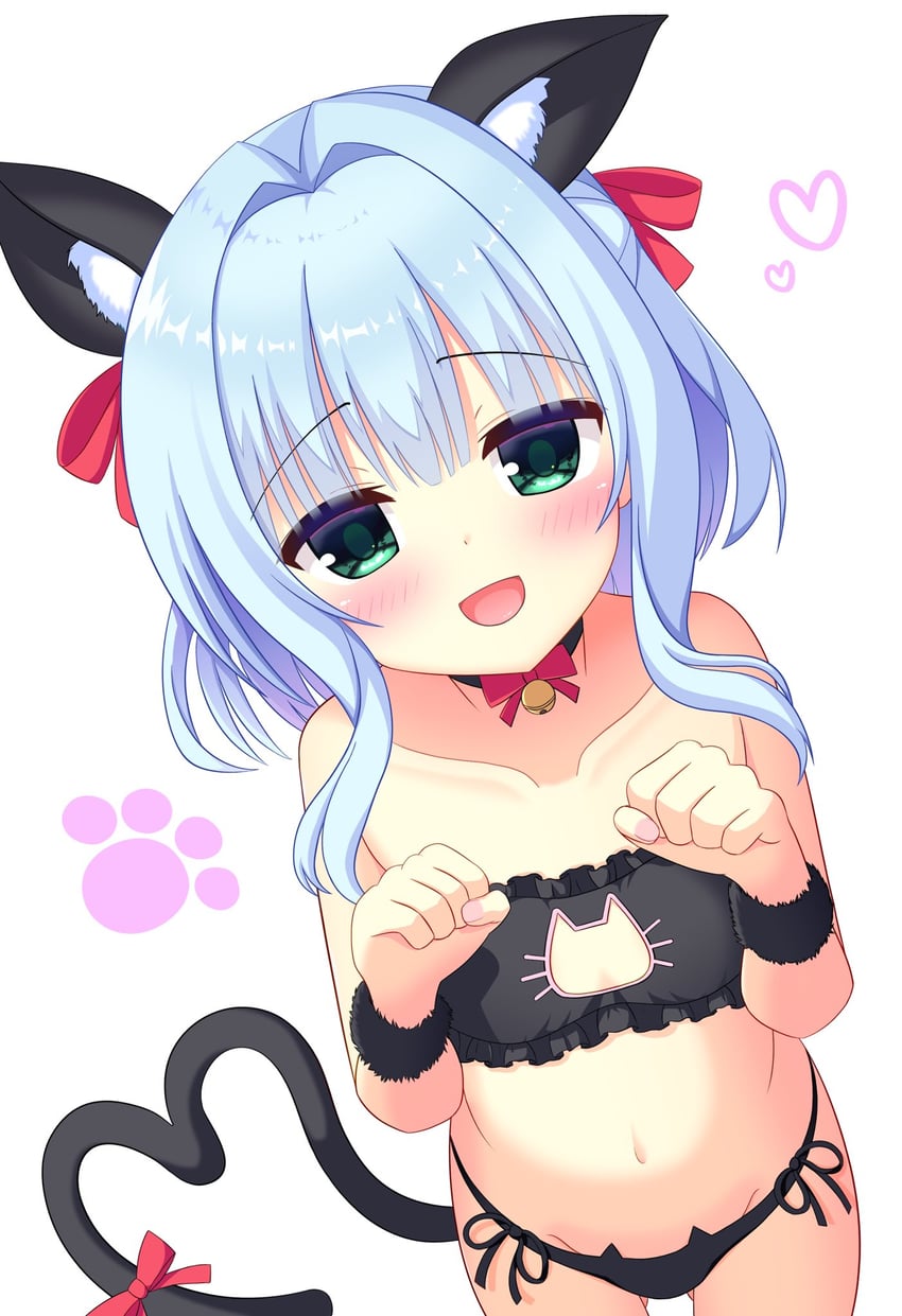 Hamidashi Creative、锦明日美 1名女孩 :D 兽耳 铃铛 黑色项圈