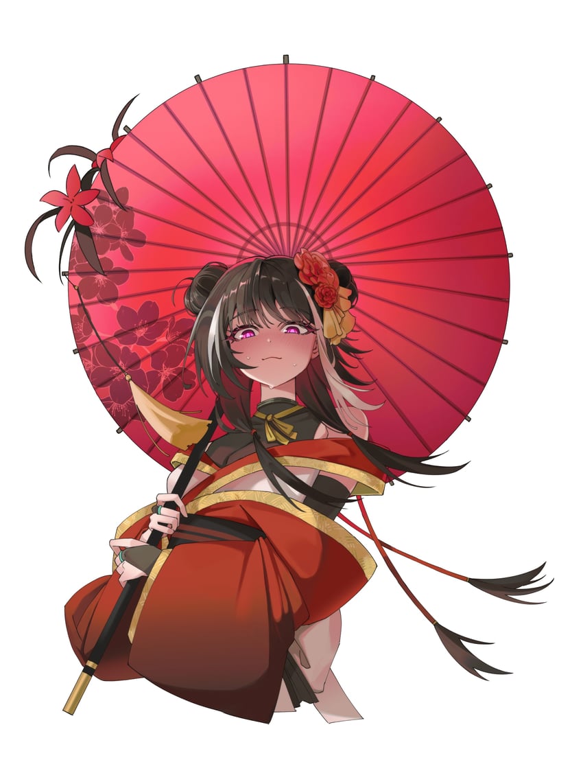 边狱公司、Project Moon、贾惜春 (Project Moon) 1名女孩 替换服装 露肩 黑色新娘手套 黑发