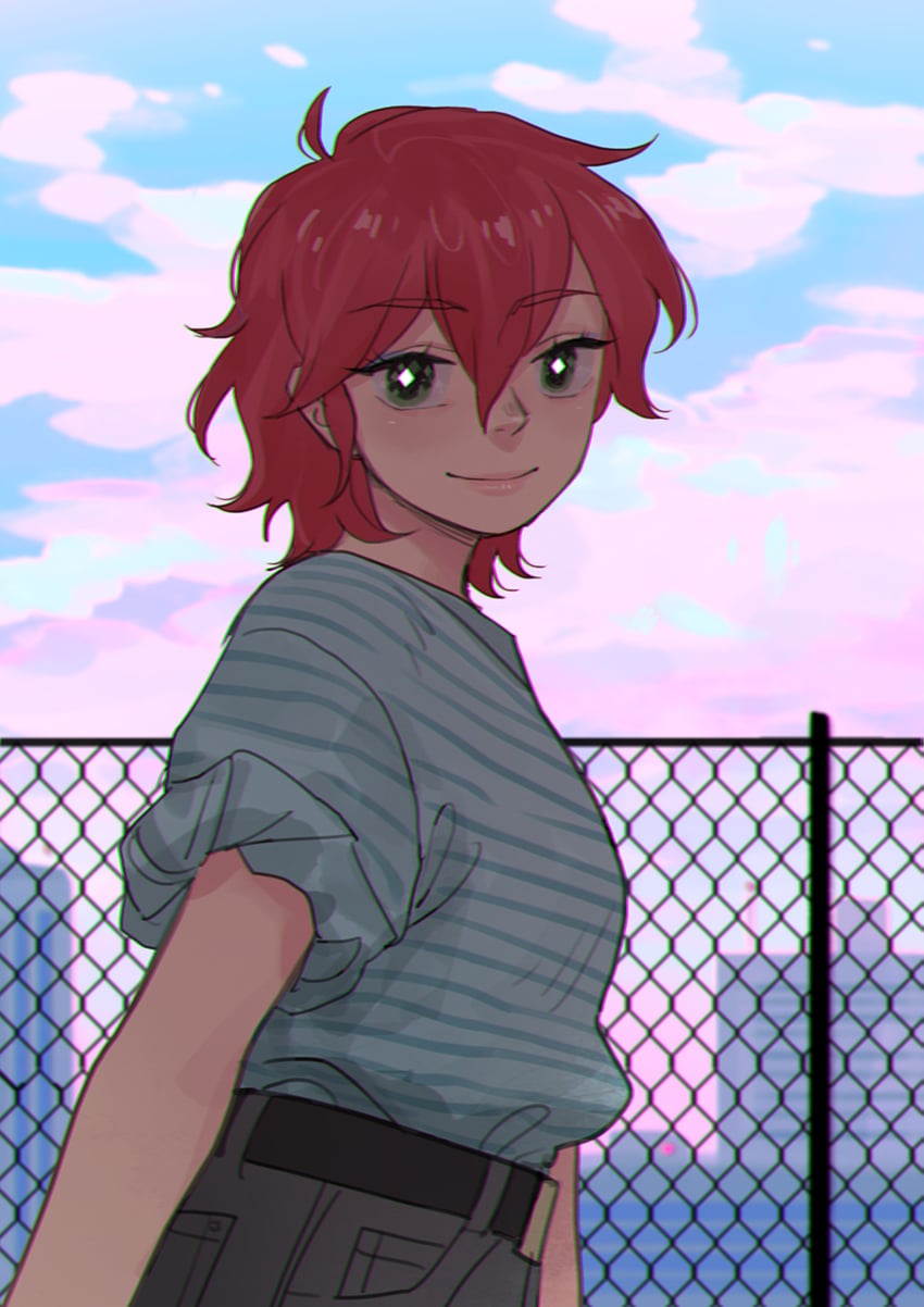 原创、olivia (sframboob) 1名女孩 腰带 闭嘴 睫毛 栅栏
