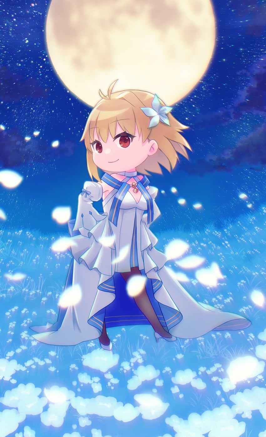Fate/Grand Order、Fate系列、爱尔奎特·布伦史塔德 1名女孩 呆毛 露肩 黑色手套 黑色连裤袜