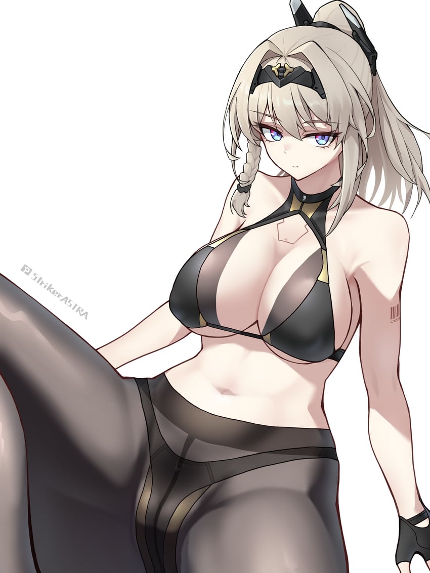原创 1名女孩 作者名 条形码 腹部 黑色文胸
