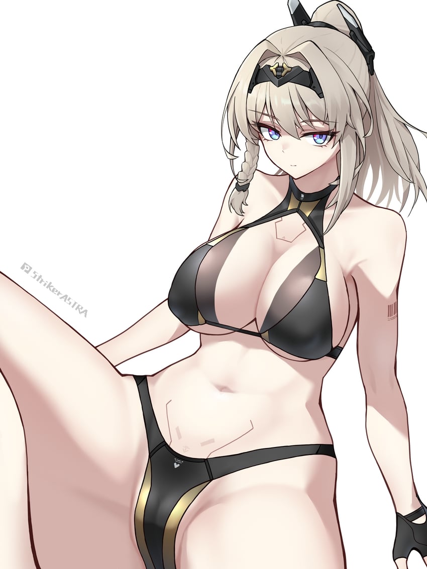 原创 1名女孩 作者名 条形码 腹部 黑色文胸