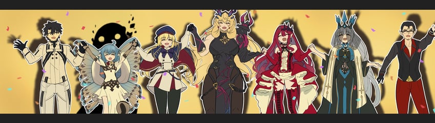 Fate/Grand Order、Fate系列、阿尔托莉雅·卡斯特 (Fate) 2个男孩 5名女孩 呆毛 铠甲 妖精圆桌领域阿瓦隆·勒·菲 (FGO)
