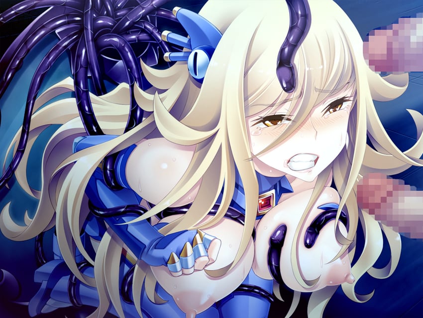 mahou shoujo lucifer ouka、linaria fairhyde 1名女孩 2个男孩 露肩 BDSM 金发