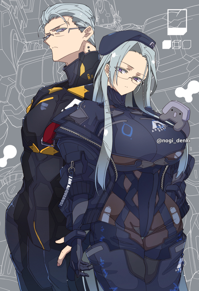 装甲核心、装甲核心6：境界天火、open faith (armored core vi) 1名男孩 1名女孩 紧身连体衣 乳房 角色与其性转版