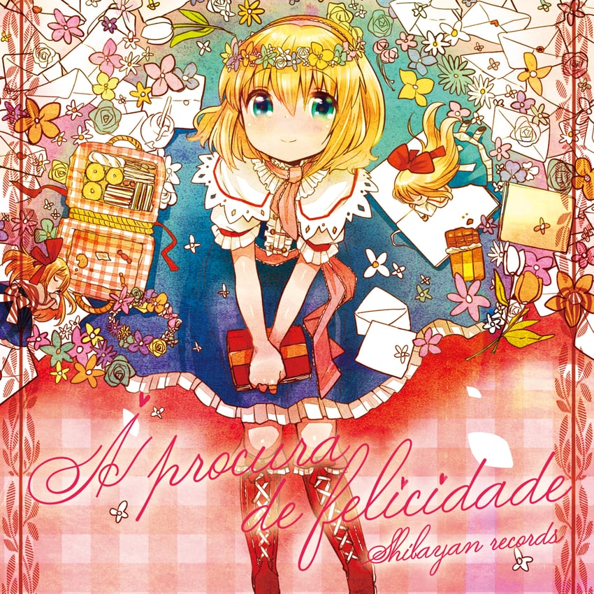 SHIBAYANRecords、东方Project、爱丽丝·玛格特罗依德 1名女孩 专辑封面 专辑名 水色瞳 阿斯科特领巾