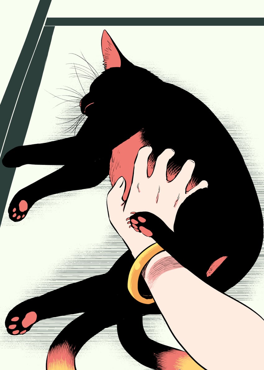 东方Project、火焰猫燐、火焰猫磷 (猫形态) 1名女孩 动物化 手镯 黑猫 手链